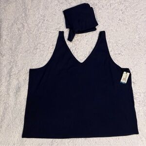 Terra & Sky Dark Blue Plus Top Set of 2